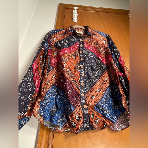 FARM Rio Multicolor Paisley Blouse - Picture 2 of 16